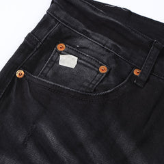 Purple Jeans Designer Jeans Mens Denim Embroidered Pants Fashion Hole Pants Hip Hop Distress Pants Best Seller Latest Version 9039