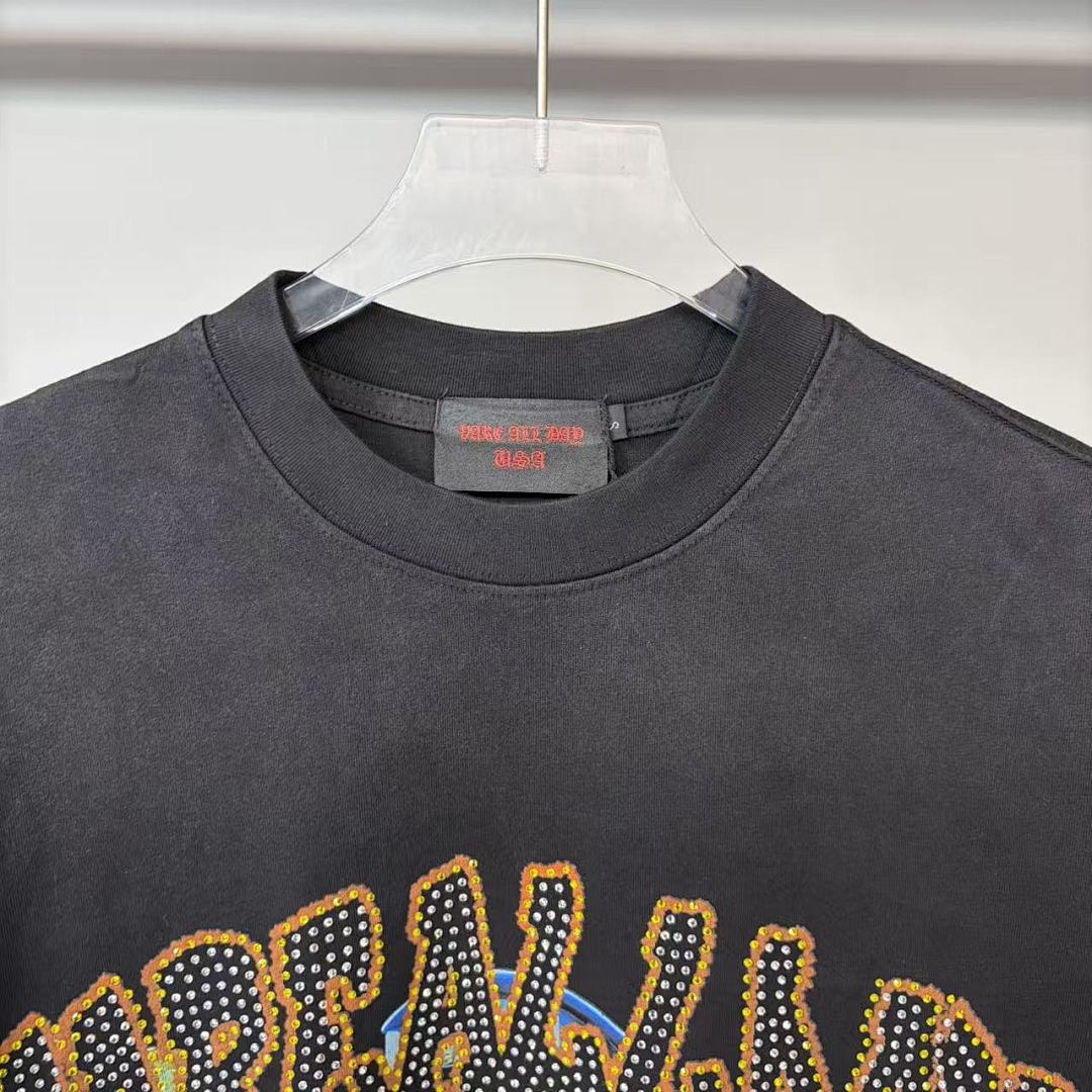 Vare All Day Skeleton Racer Graphic Tee | Black Washed