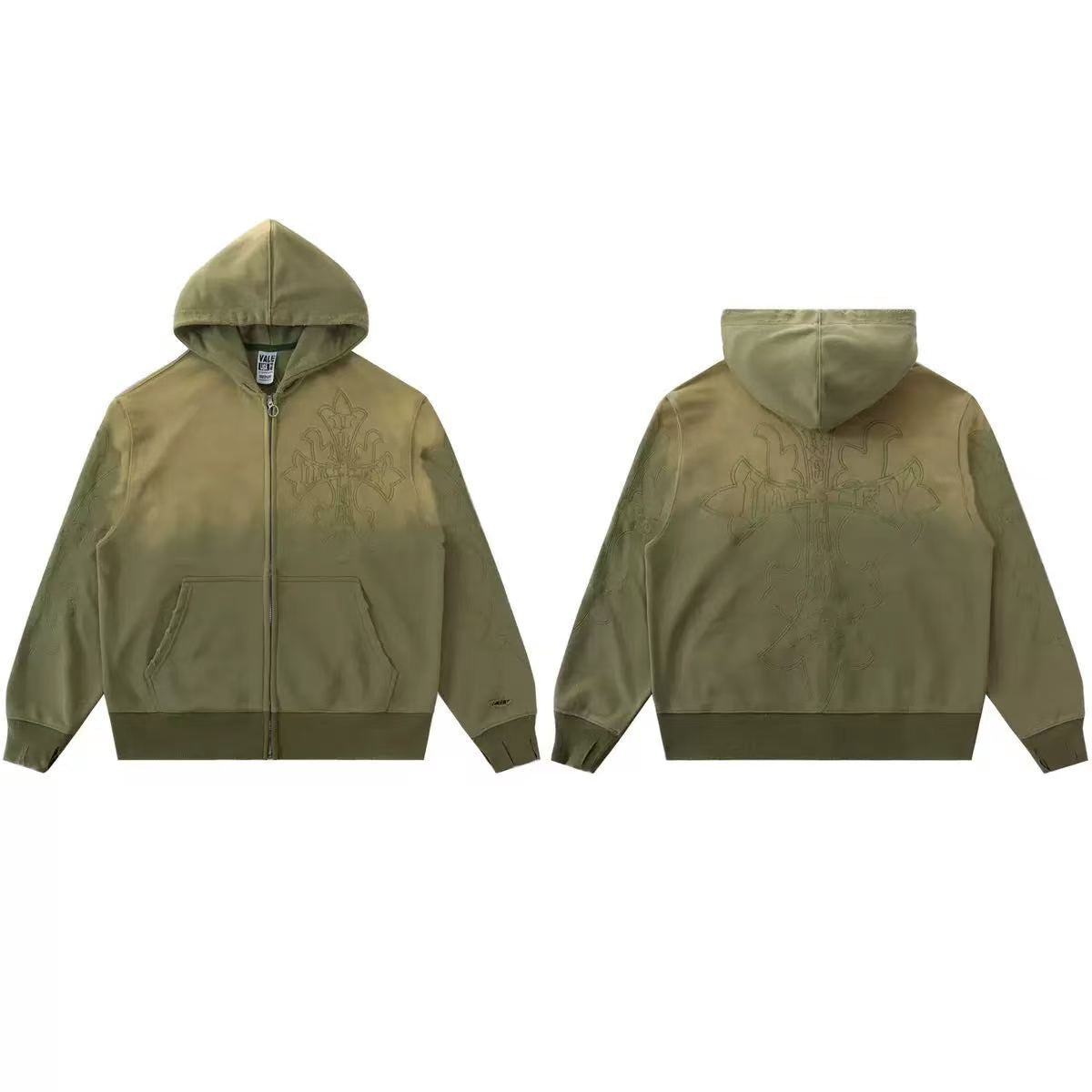 Vale Forever Carver Zip Up Hoodie Ice Light Green