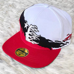 Hellstar Paintbrush Snapback Red/Black