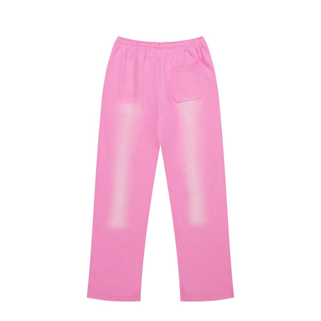 Y2K Street‑Wear Elastic Waist Wide Leg Graphic Sweatpants