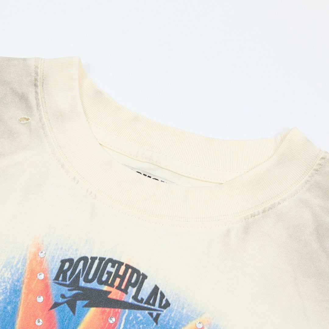 Vintage Skeleton Graphic Long Sleeve T-Shirt